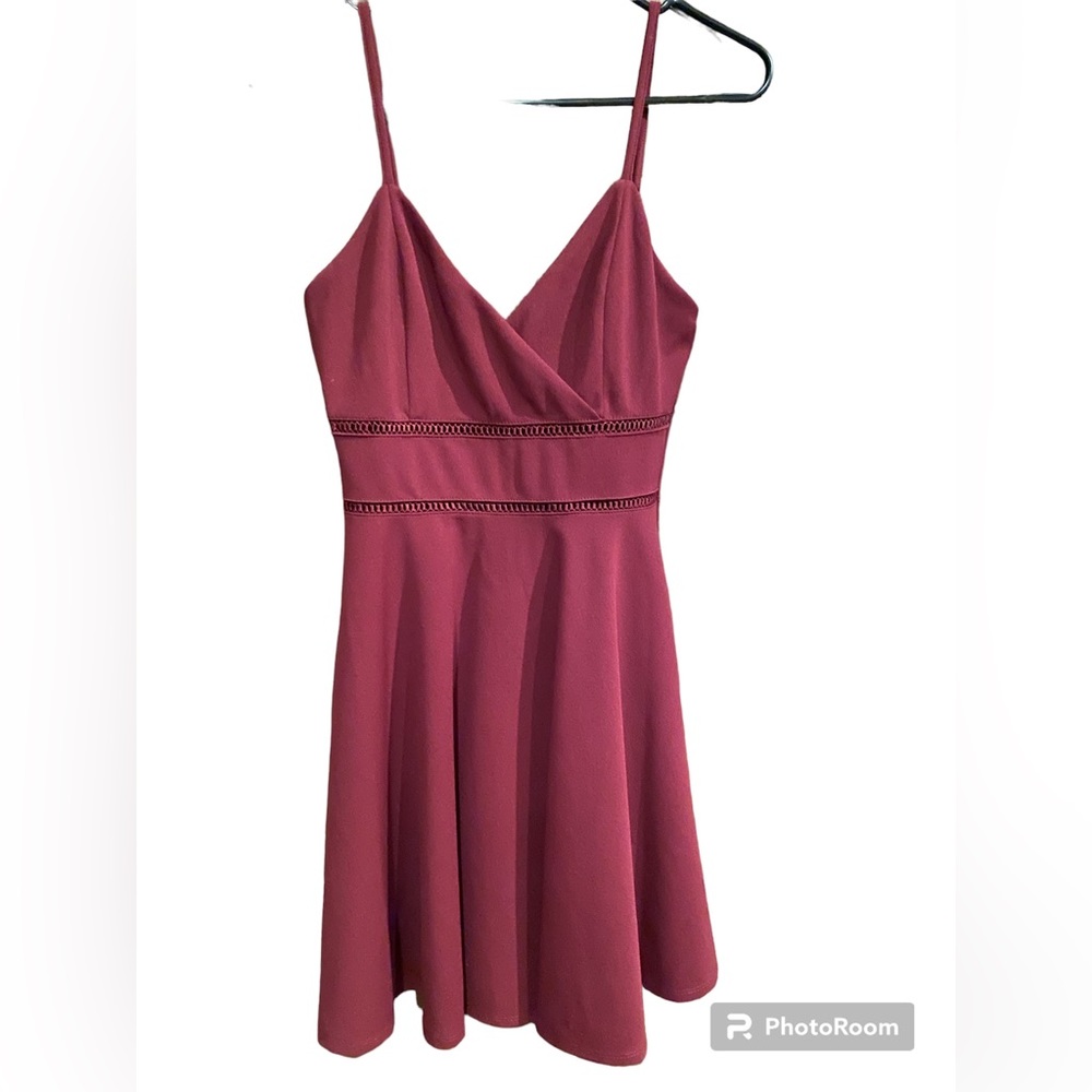 Maroon Party Dress